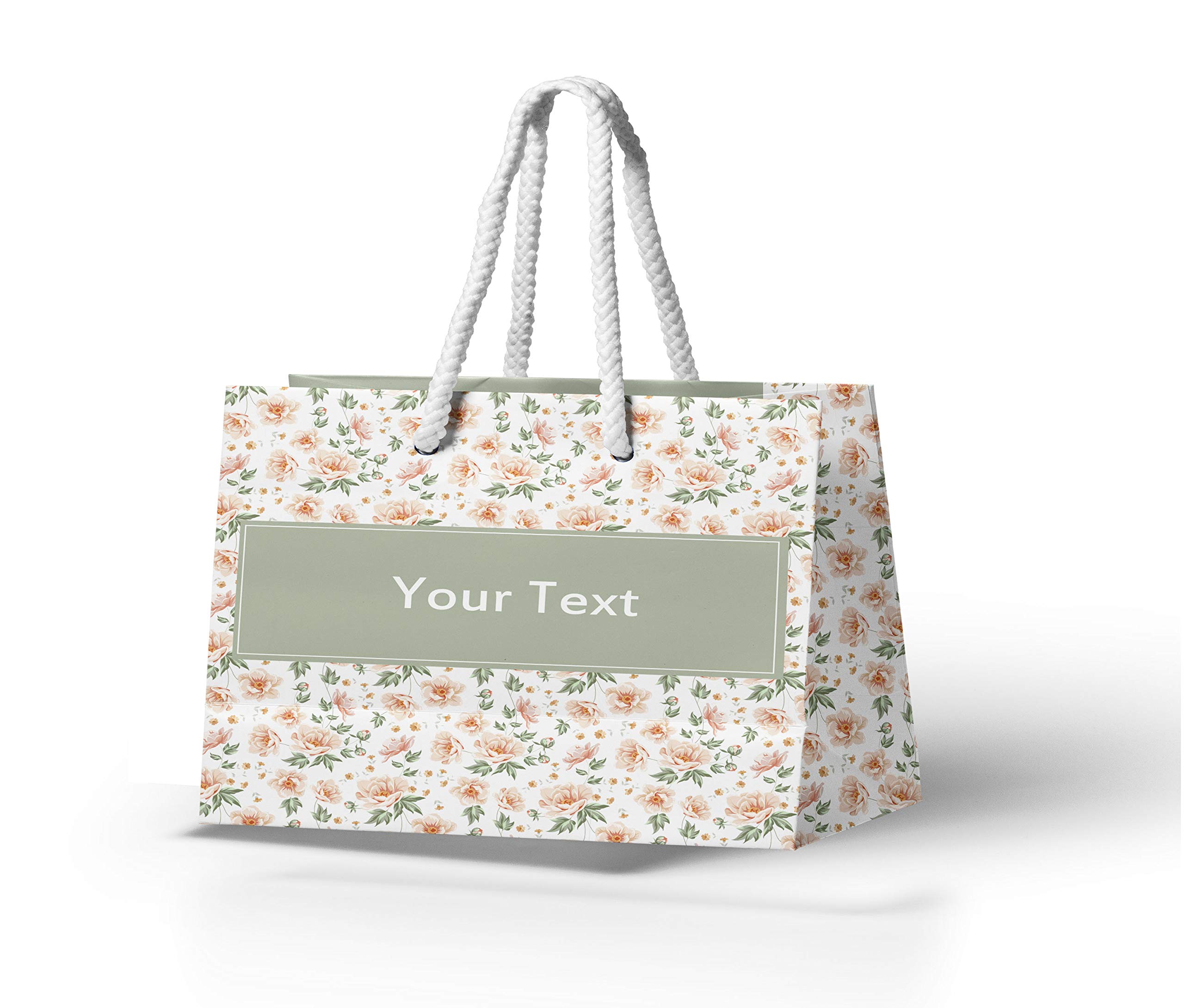 Brown Cloud Personalized Paper Bag with Personalised/Customized Photographs/Message/Quote for Party Gift Size 13 x 9 x 3 inch (Pack of 5) (B082TQPW9F) Amazon Price History, Amazon Price Tracker