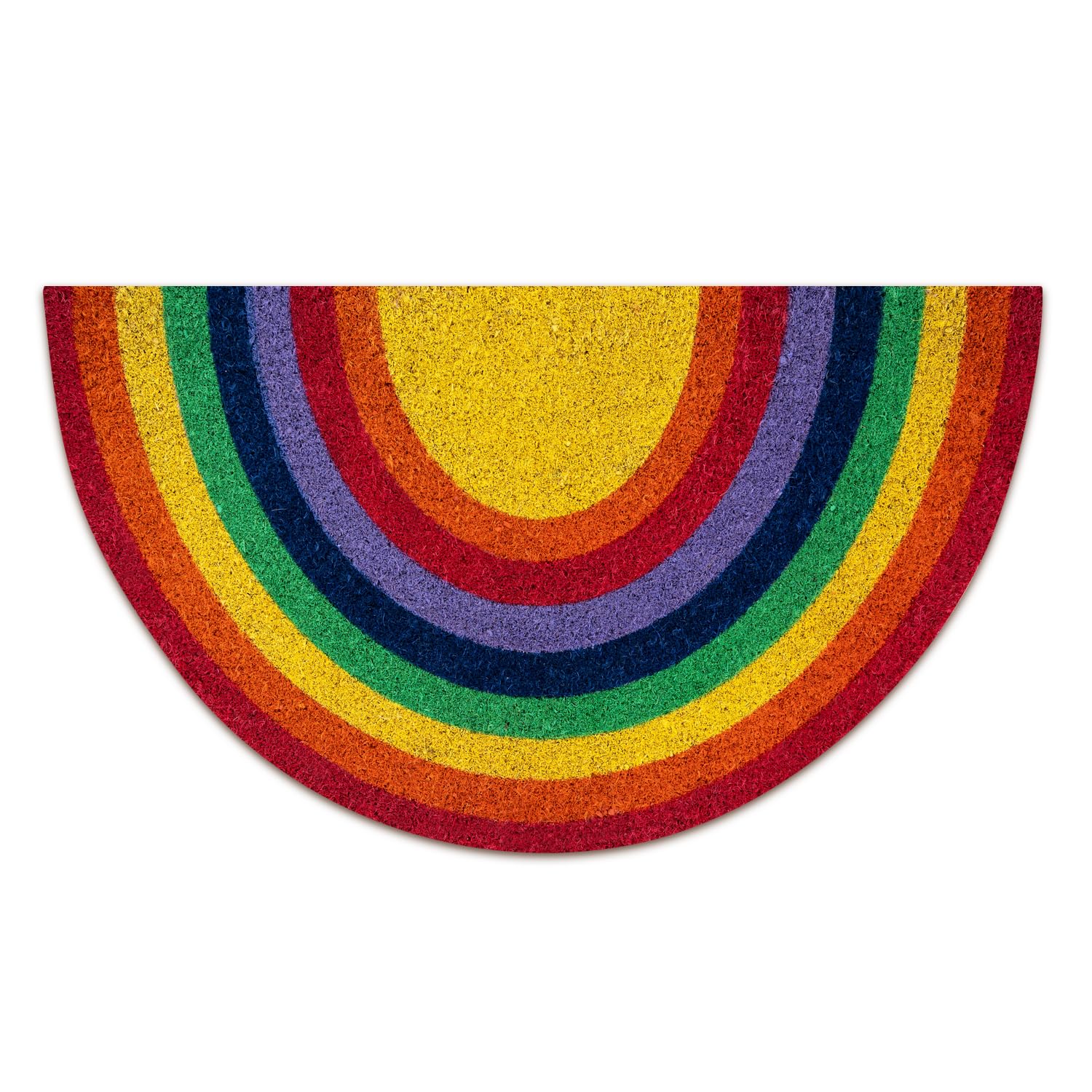 LUA VIKA Coir Doormat - Rainbow - 40x70 cm - Outdoor Door mat - Front Door mat outside - Half moon Doormats outside - Image 4