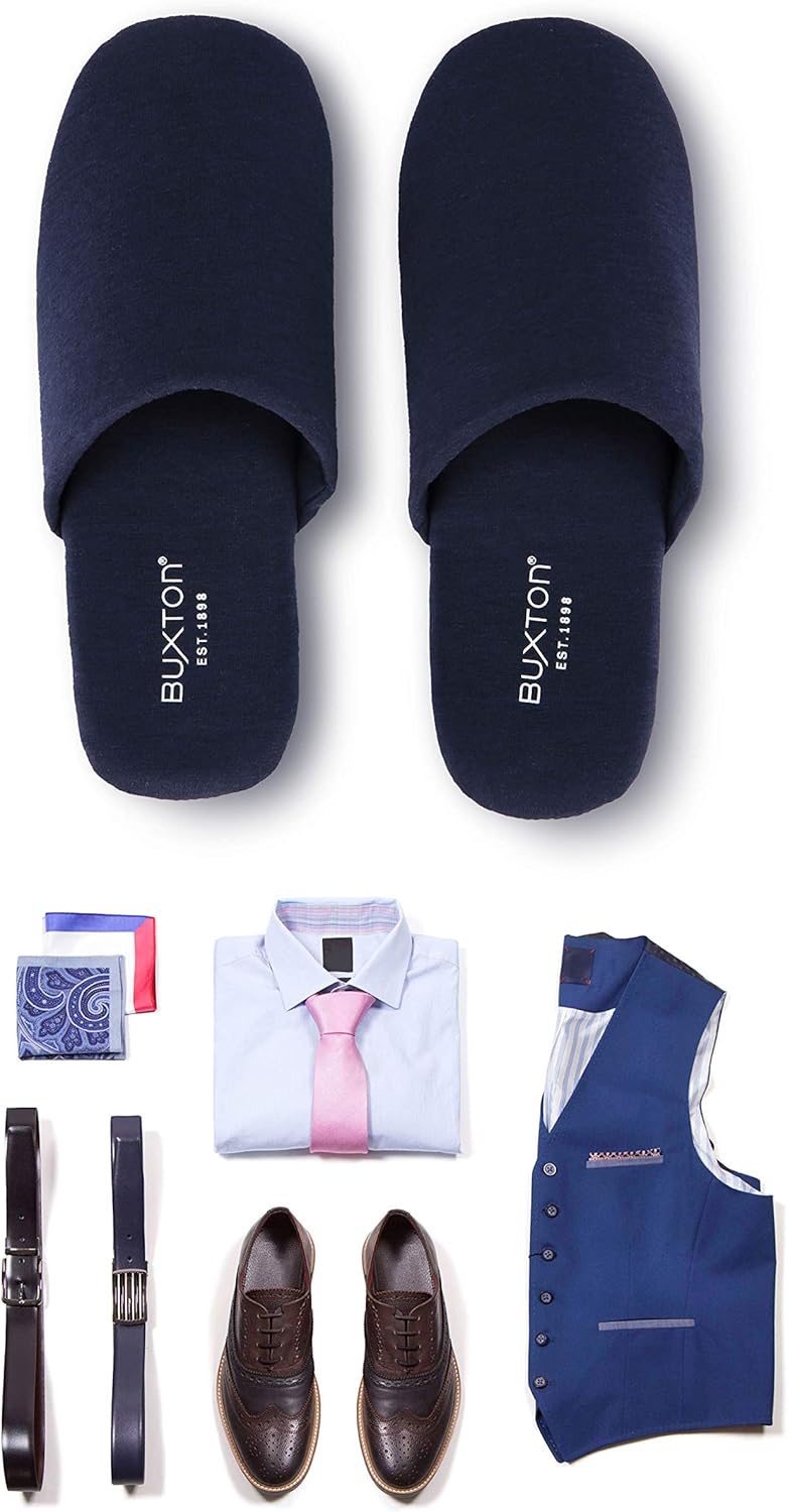 BUXTON Cozy Lightweight and Memory foam Indoor Slippers for Womens and Mens(unisex), Foldable Slippers with Mesh bag-For Home,Travel,Spa and Hotel - Image 8