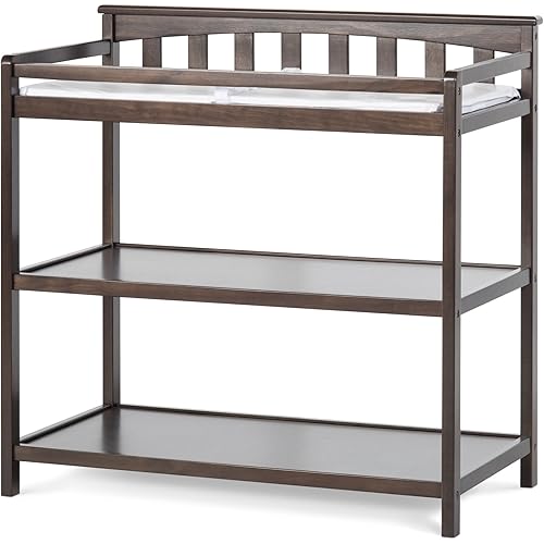 Home & Kitchen Home Child Craft Flat Top Changing Table with Pad Dusty Heather Furniture