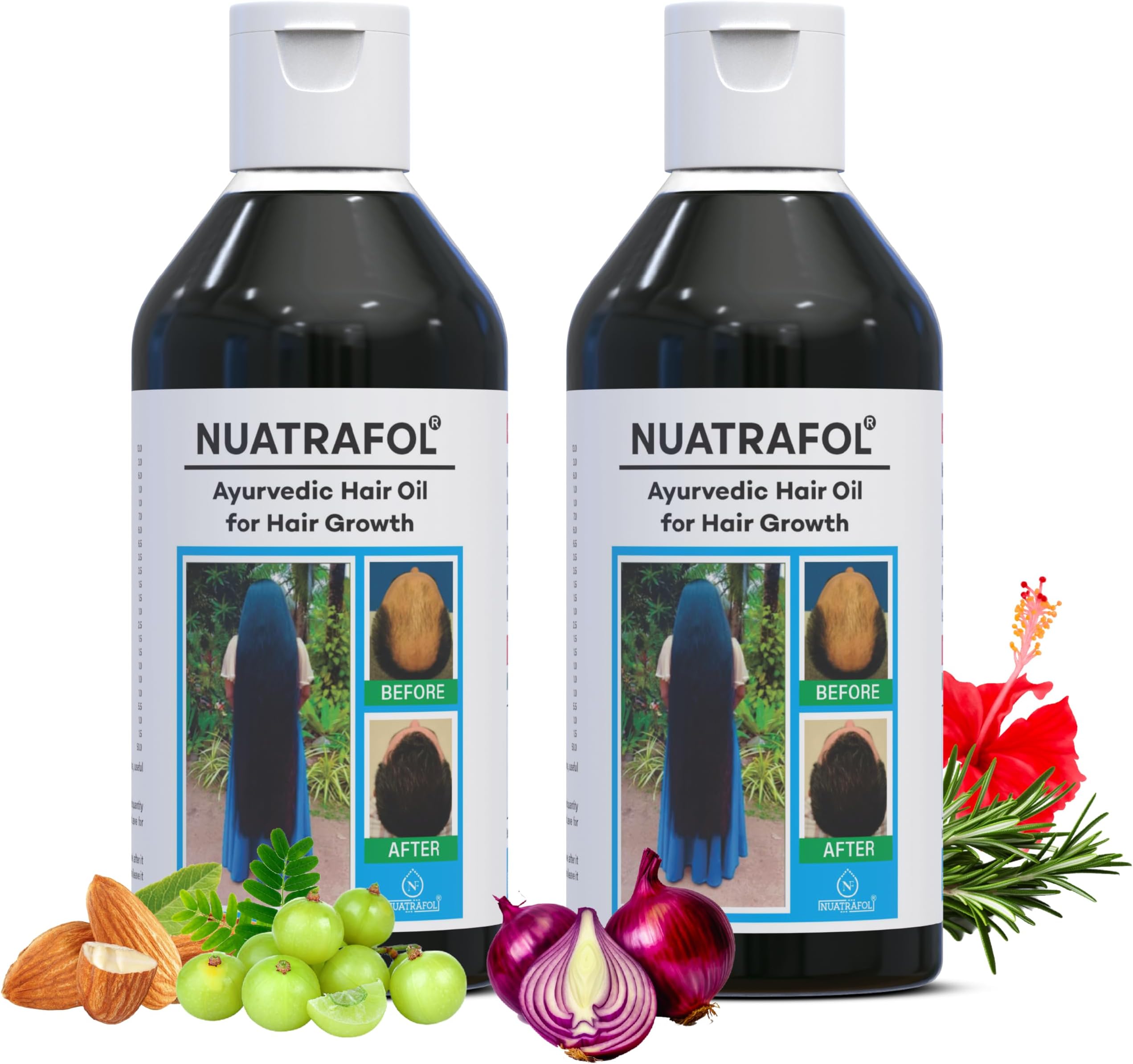 MARIUS 5 In 1 Original Hair Adivasi Oil Original, Adivasi Herbal Hair Oil For Hair Growth, Hair Fall Control And Women & Men, 200 Ml + 200 Ml (Pack Of 02)