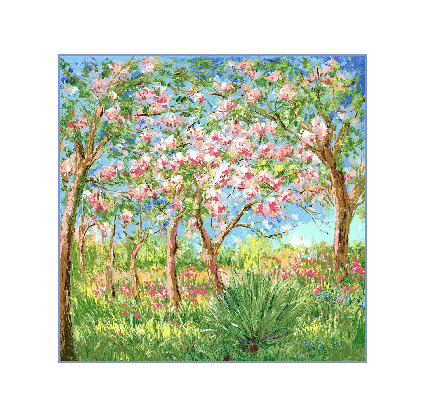 Grace Scarves100% Silk Scarf, Large, Artists Collection (van Gogh & Monet)