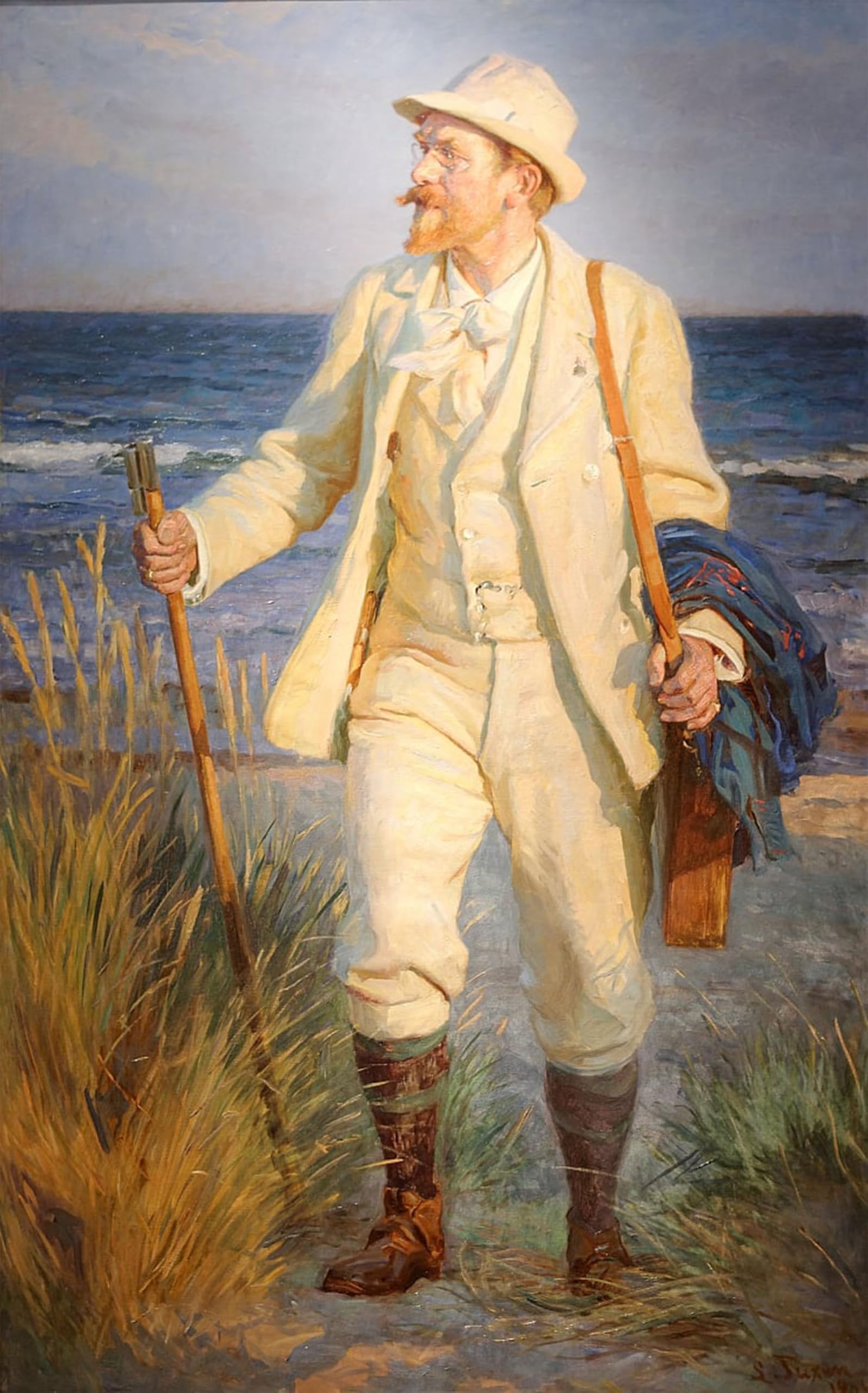 Tableau Toile Portrait Peder Krøyer d'Artiste Premium 60x90 - 5
