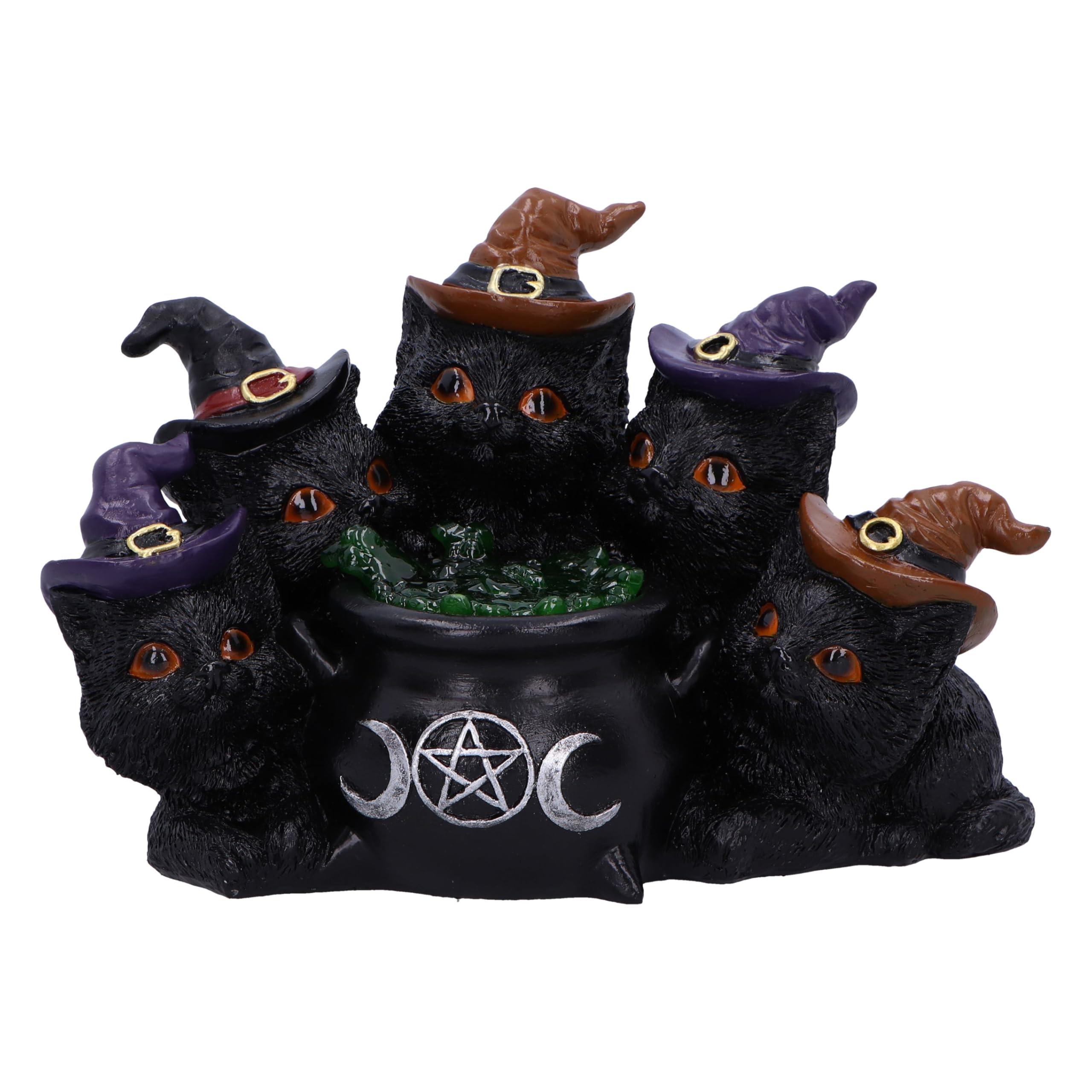 Kindle's Potion Light Up Cats and Cauldron Ornament