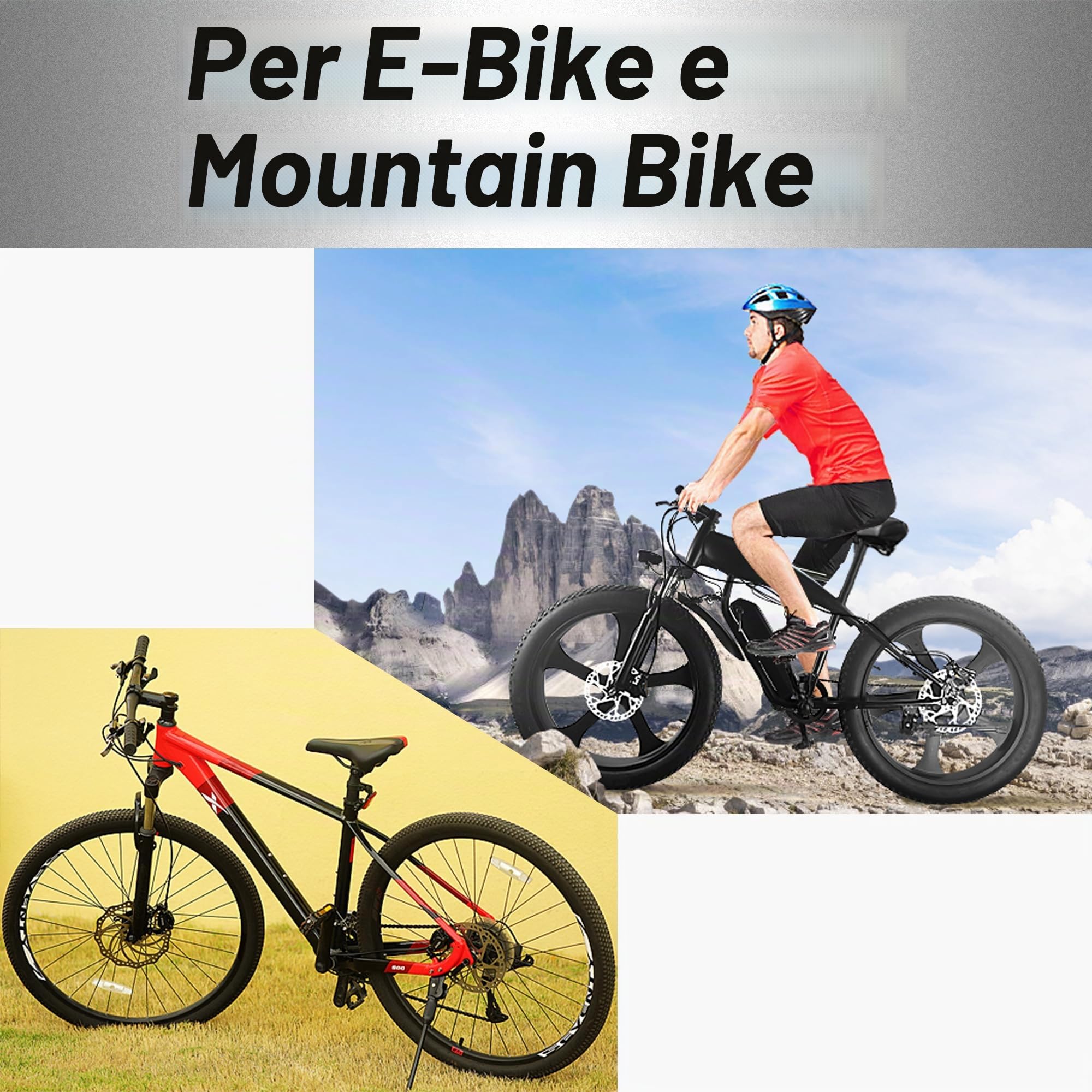XT-7 Freni a Disco Idraulici, pinze Freno Anteriori e Posteriori a Cavo e a trazione per MTB/Montagna/Bici da Strada/Bicicletta elettrica