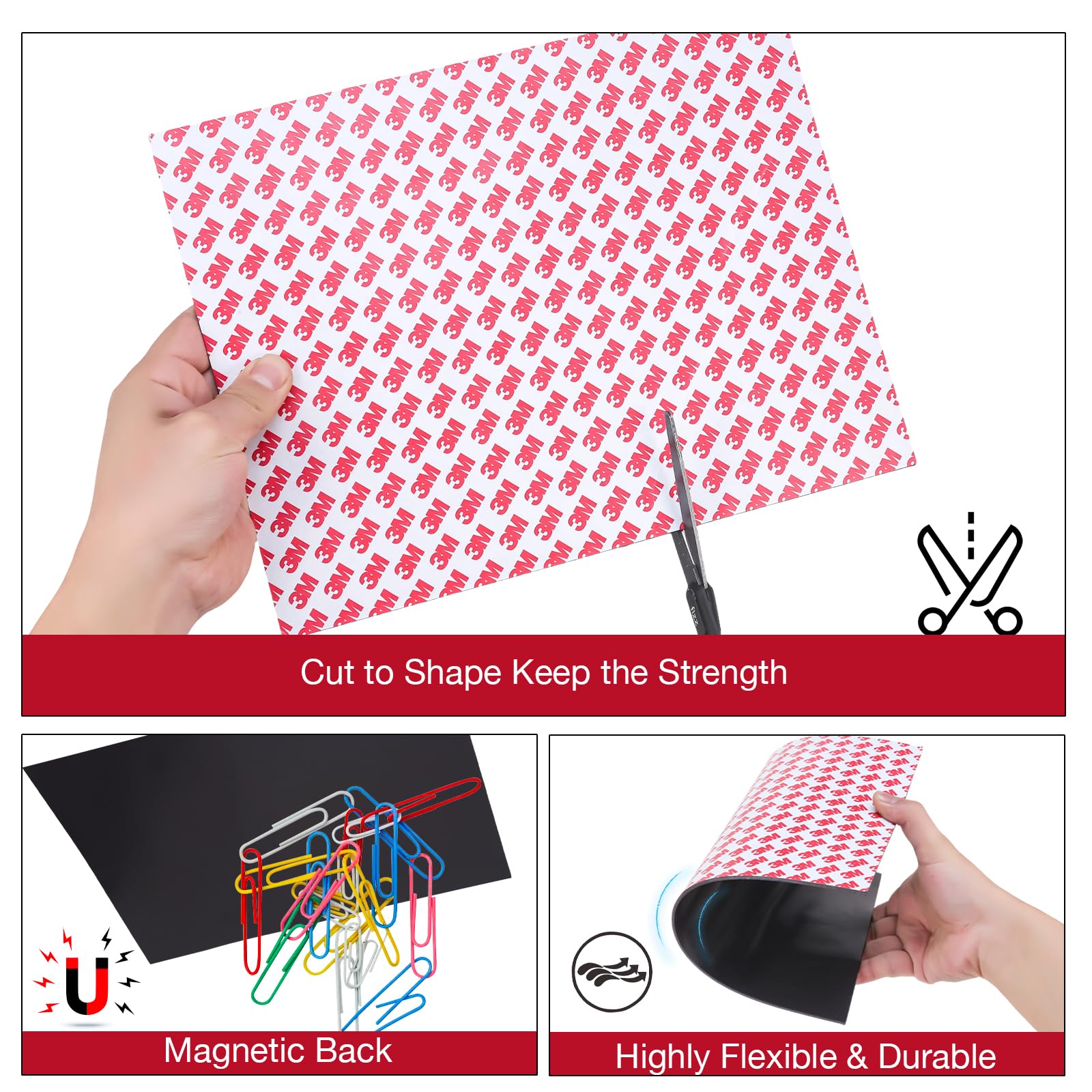 Flexible Magnetic Sheets - DIY Crafting & Organization -6 Flexible Magnetic Sheets - DIY Crafting & Organization -6