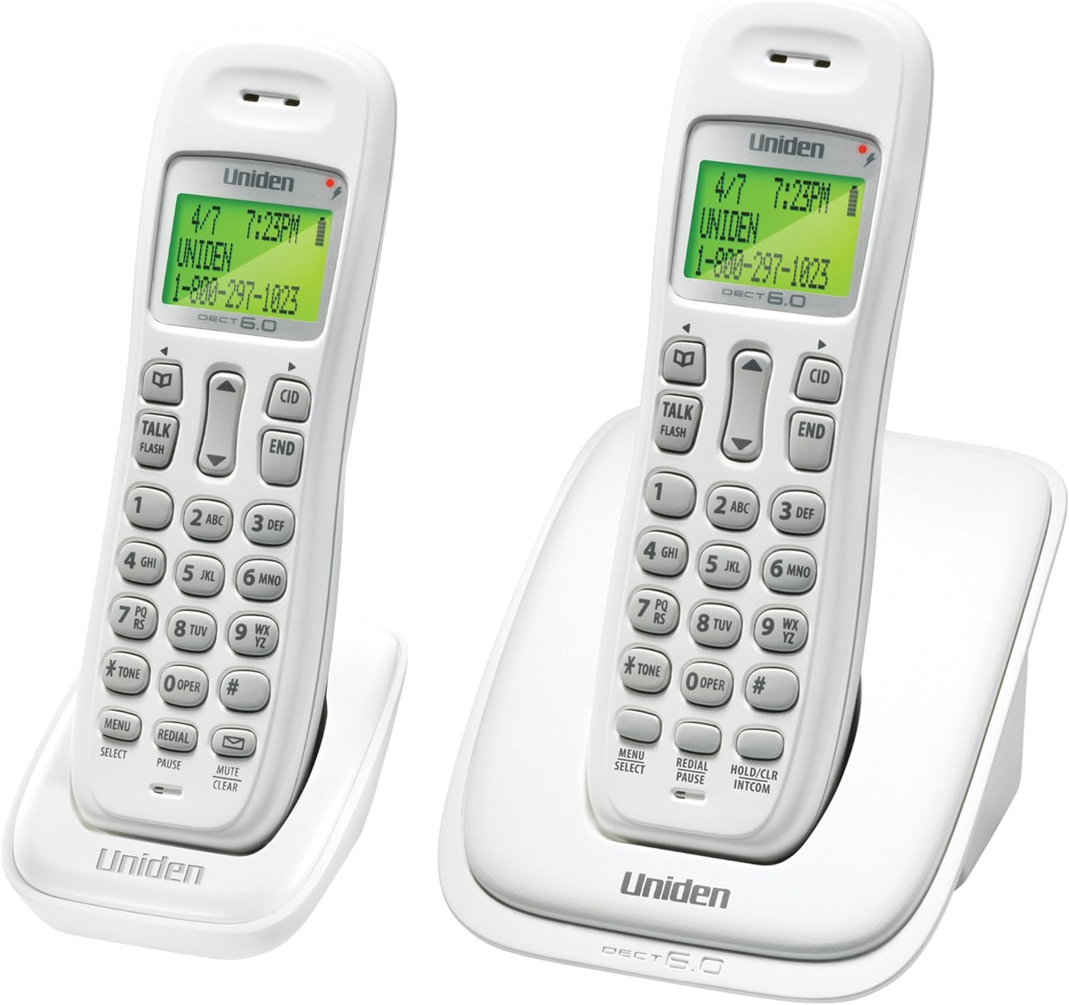 Uniden DECT 6.0 Cordless Phone System with 2 Handsets