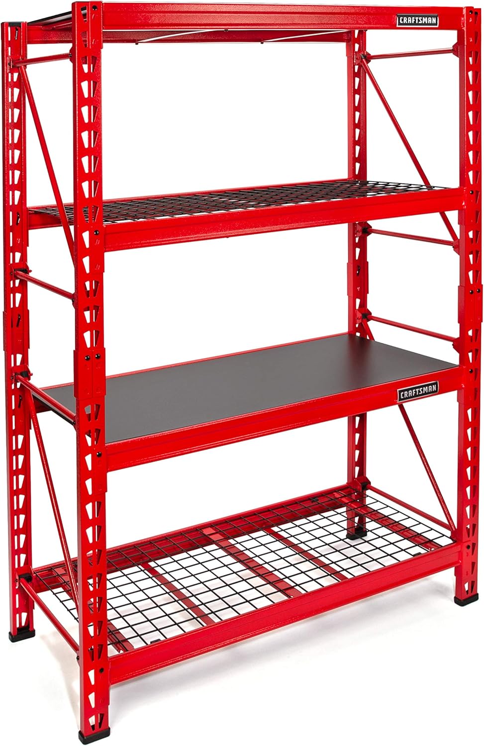 50% Off Discount Craftsman 2-Shelf 3-Foot Tall Stackable Tool Chest Depth Storage Rack, 2-Pack, Red Creative Product Craftsman 2-Shelf 3-Foot Tall Stackable Tool Chest Depth Storage Rack, 2-Pack, Red
