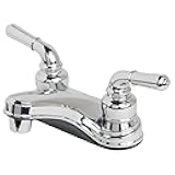 Laguna Brass 2000CP RV Mobile Home Non-Metallic Centerset Lavatory Faucet, Chrome Finish