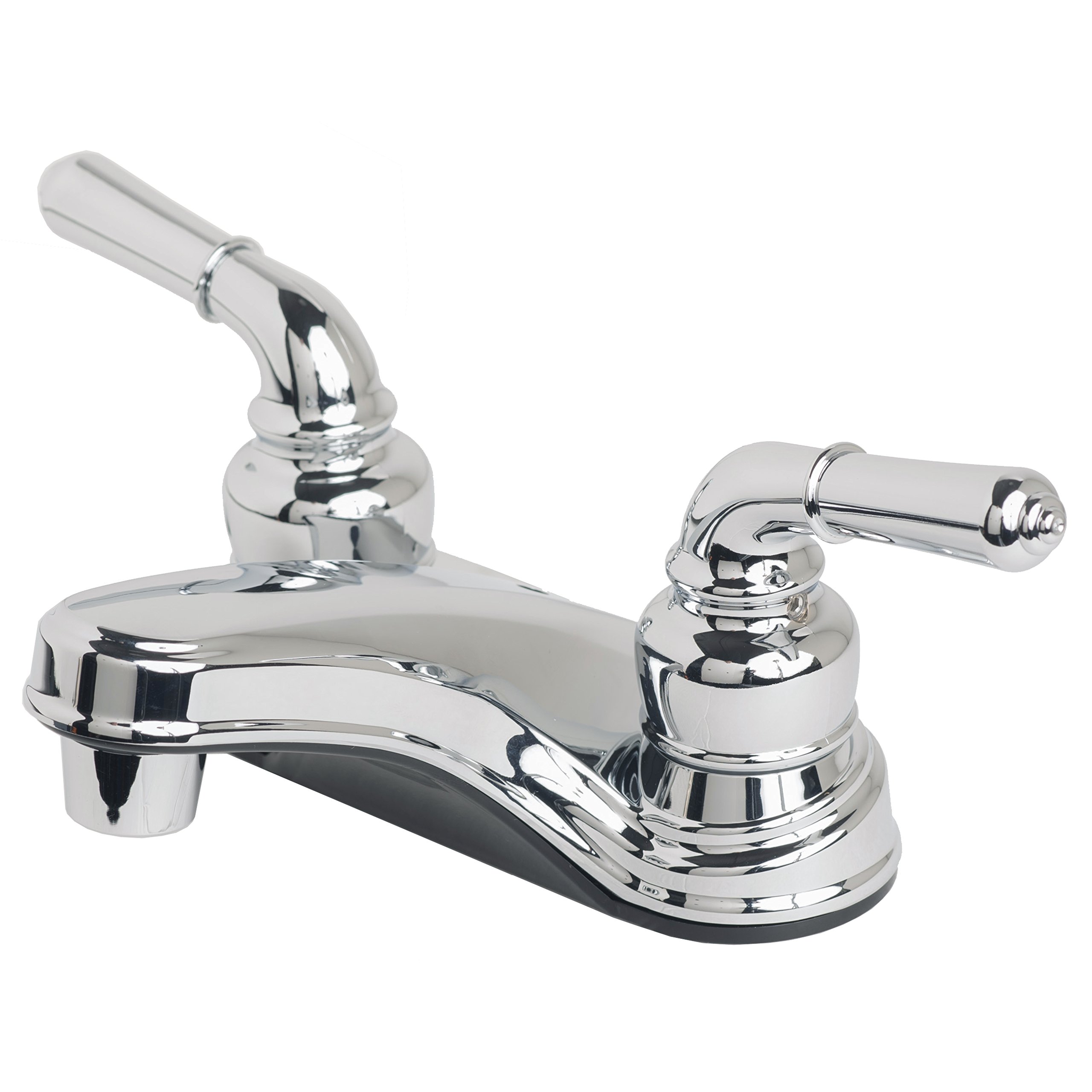 Laguna Brass 2000CP RV Mobile Home Non-Metallic Centerset Lavatory Faucet, Chrome Finish