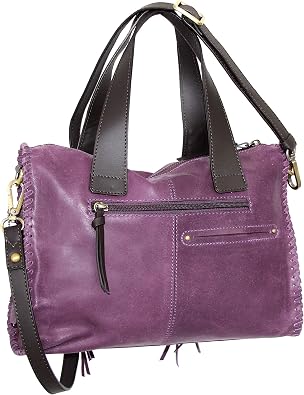 Candace Convertible Leather Satchel
