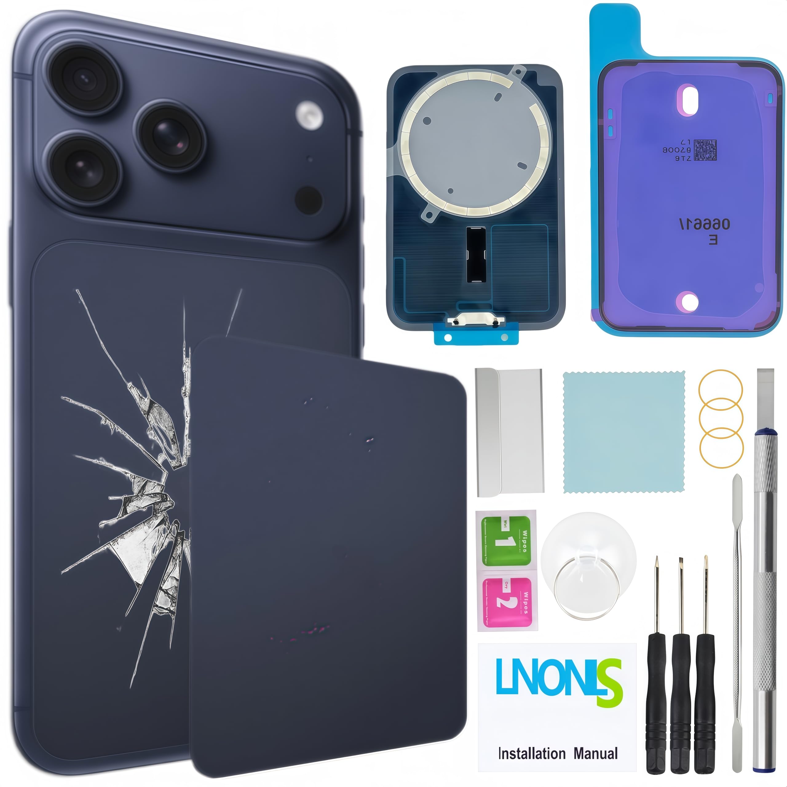 Amazon.co.jp: LNONLS 17 Pro Max バックガラス iPhone 17 Pro Max用