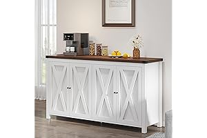 YITAHOME Farmhouse Credenza Sideboard Buffet Cabinet