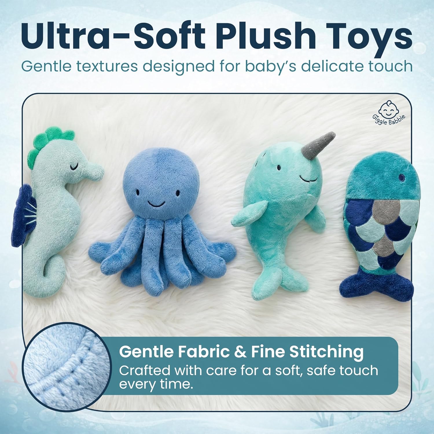Ocean Baby Mobile with Music – Calming Nautical Crib Mobile with Sea Animals, Soothing Lullabies for Peaceful Sleep, Nursery Decor for Boys or Girls