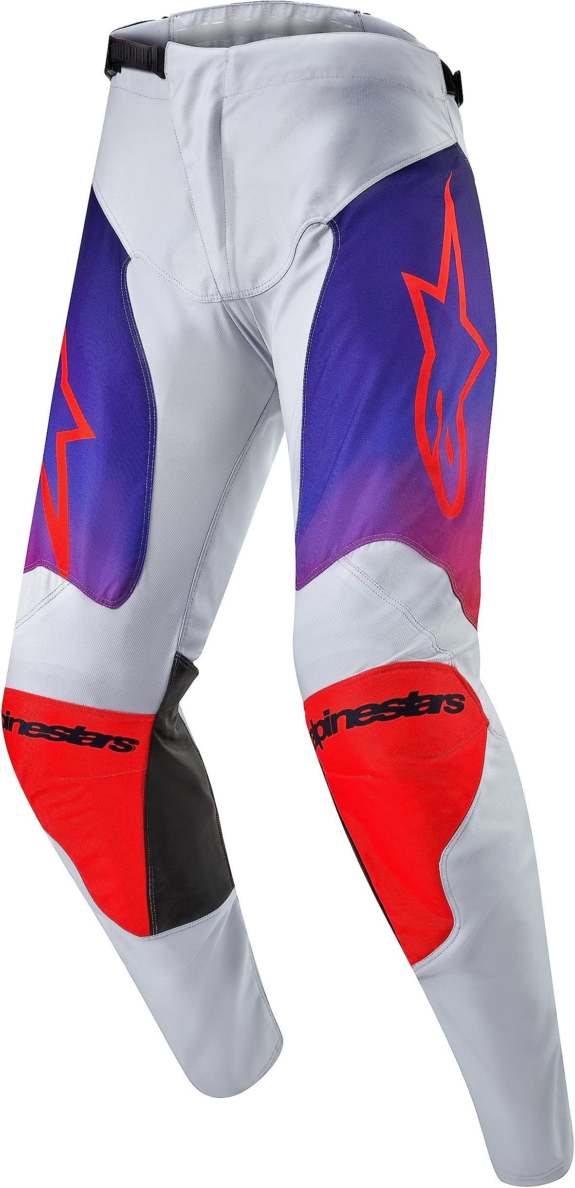 3721324-924-28: Racer Hoen Pants Lt Grey/Hot Orng/Blk Sz 28