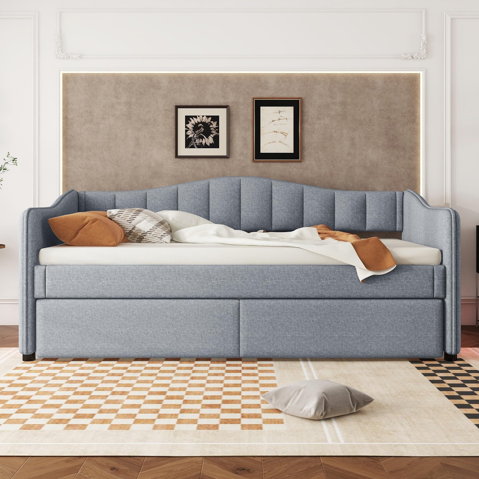 Letto Con Secondo Letto Estraibile FAYICIC Letto Con Letto