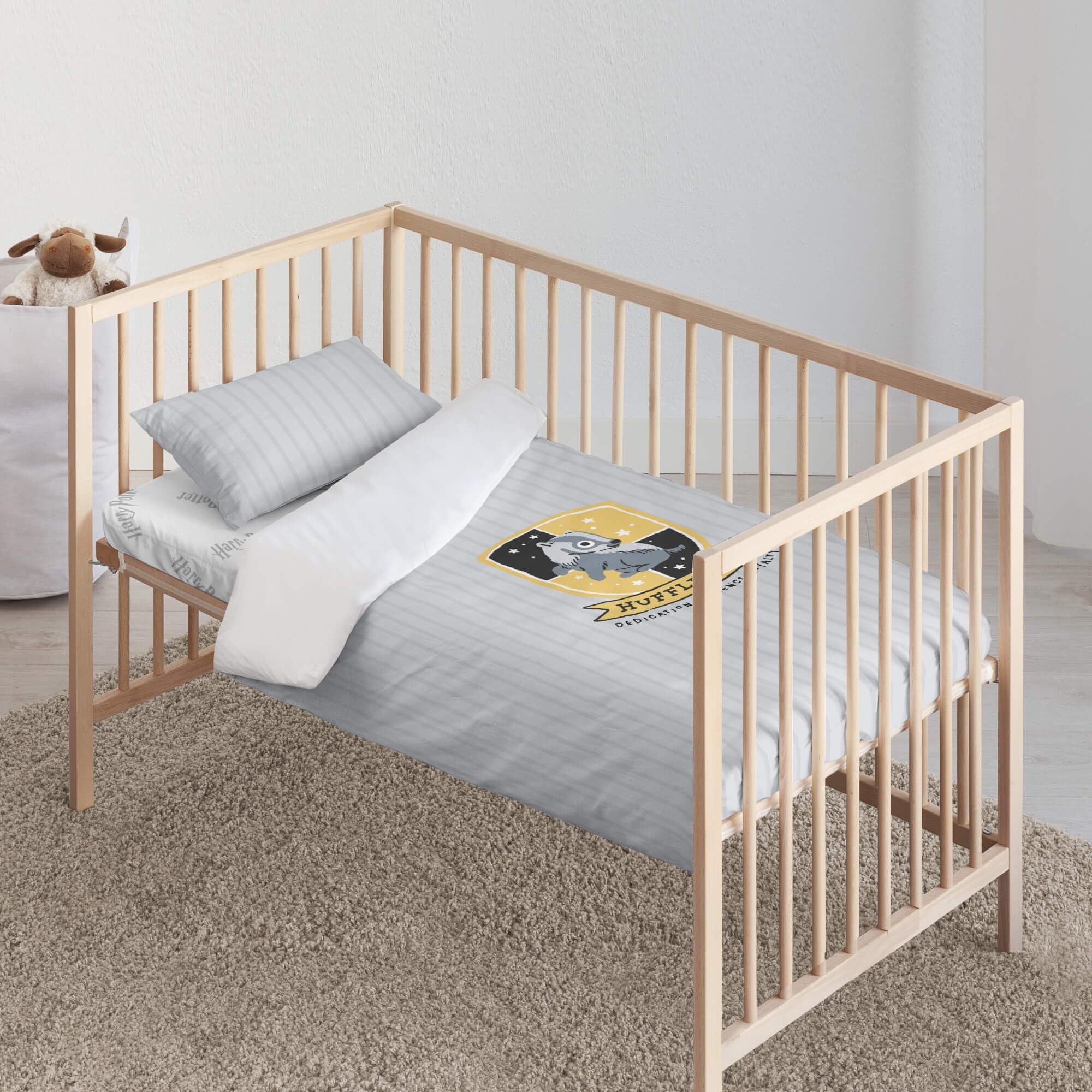 Housse de couette maxicuna Poufsouffle en pur coton haut de gamme pour le bien-être de bébé
