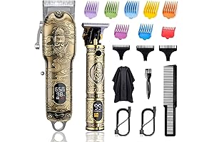 Professional T Blade Hair Clippers for Men, Andis BGRC Clippers for Precision...
