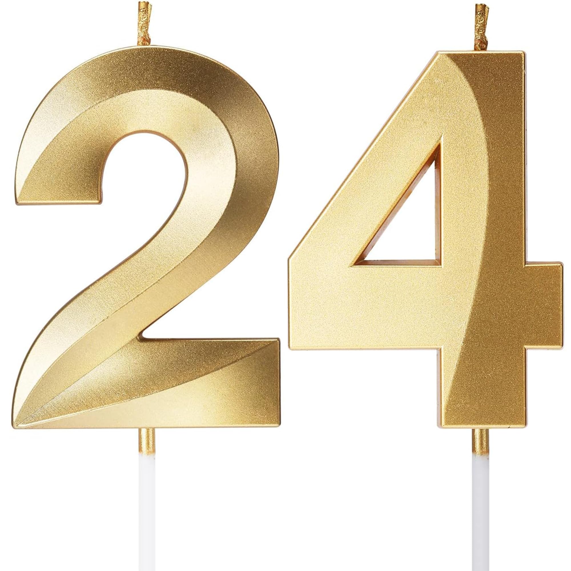 Birthday Candles Number Candles Age Year for Cakes Happy Birthday 3D Designed Wedding Anniversary Party Cake Topper Decorations