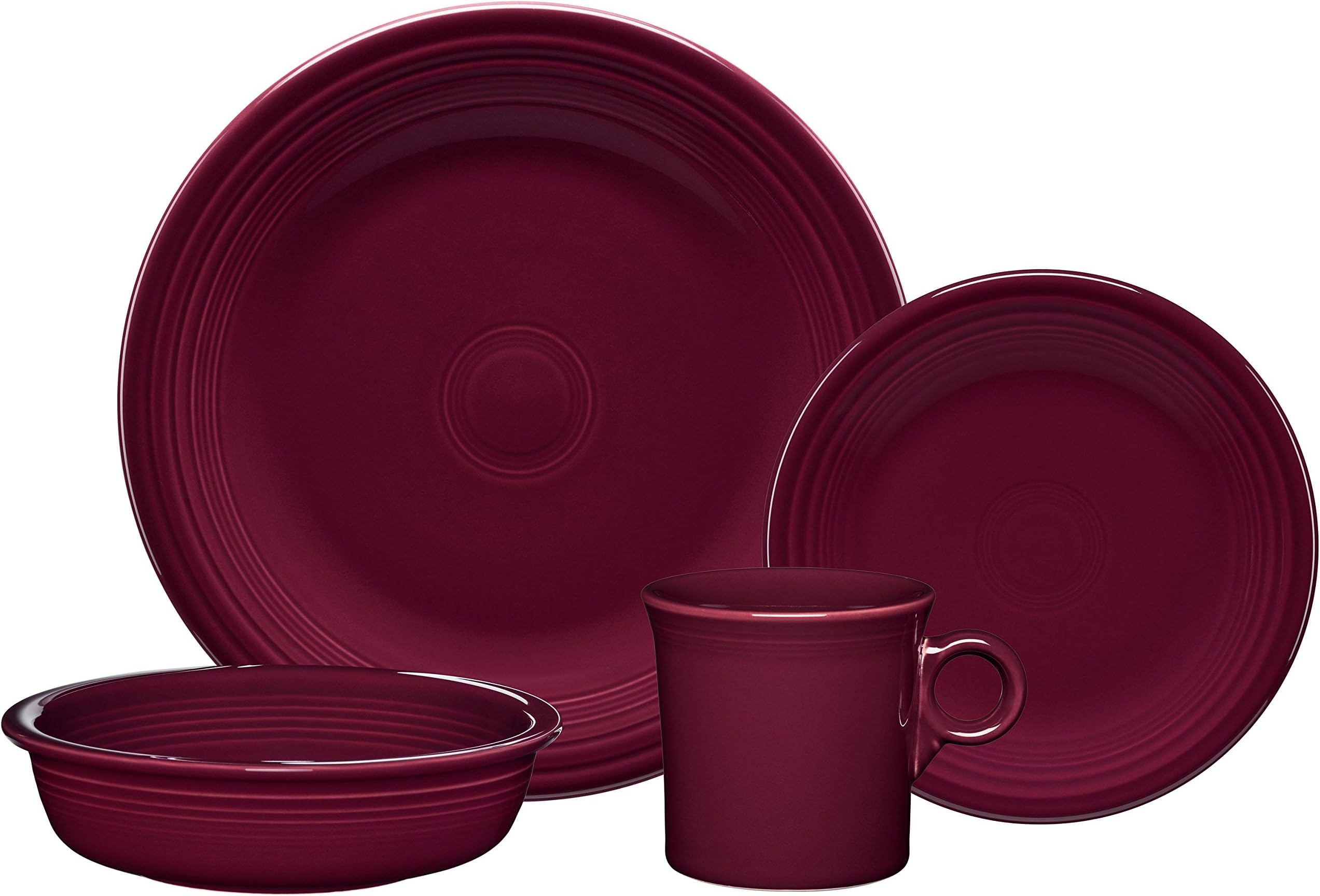 Fiesta 4 Piece Place Setting, Claret