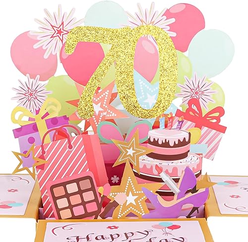 Vista 28 de CIEHER Tarjeta desplegable de cumpleaños número 17 para niñas, tarjeta de felicitación 3D de feliz cumpleaños de 17 años, regalos únicos