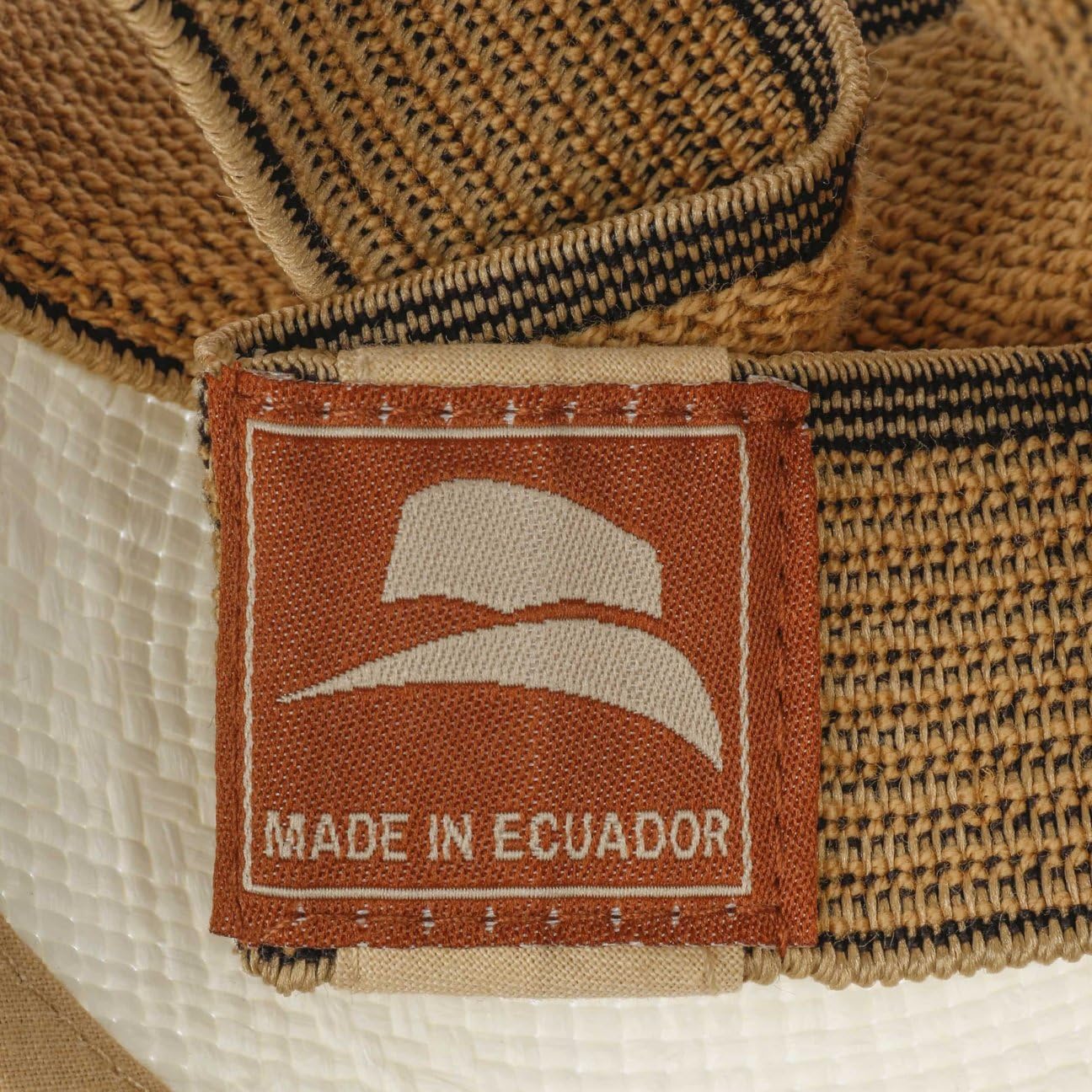 LIERYS Visiera di Spiaggia Panama Donna - Made in Ecuador Arrotolabile Paglia con Visiera, pistagna, pistagna Primavera/Estate Estate