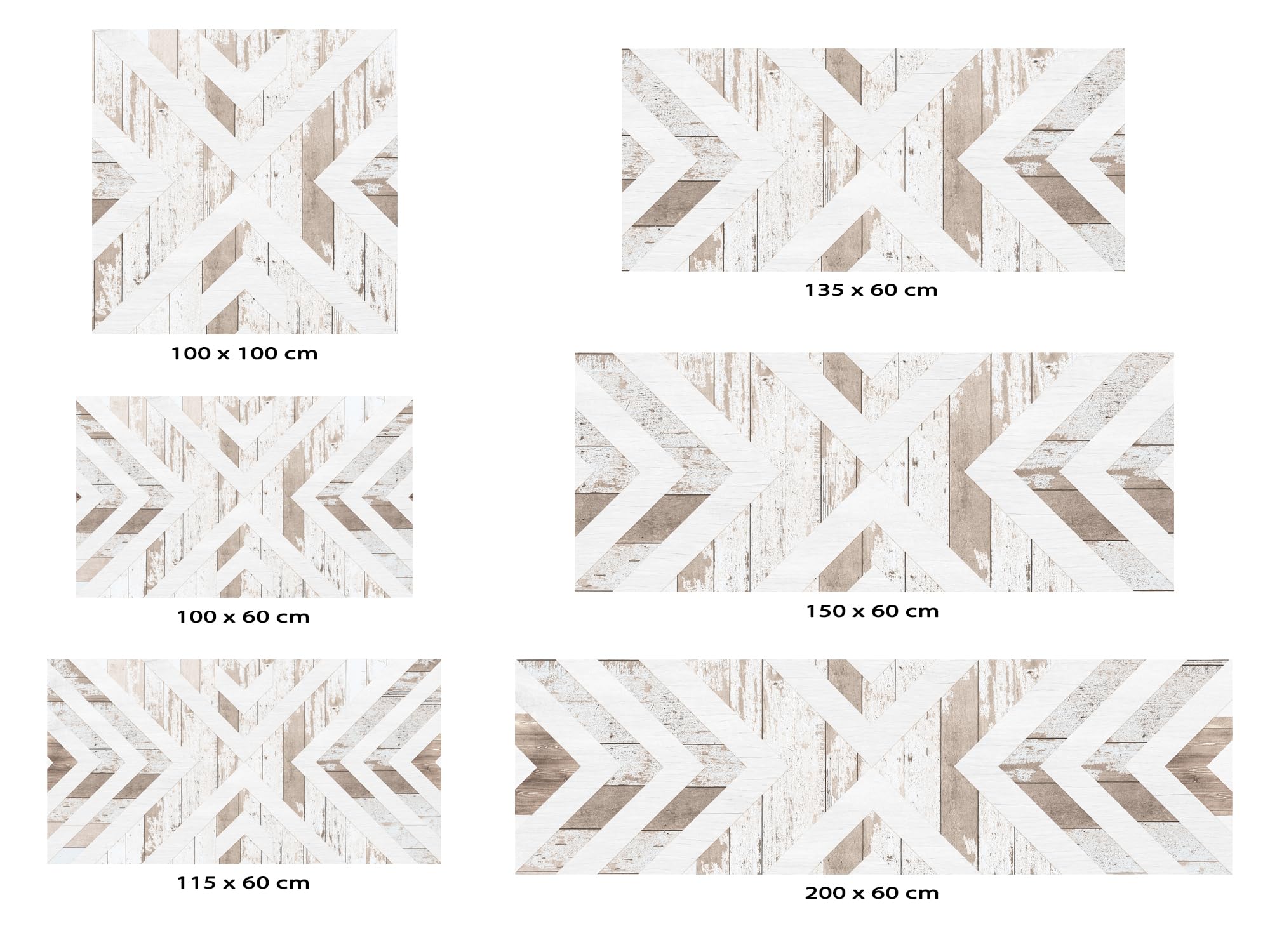 Oedim Cabecero Cama PVC Imitacion Madera Antigua | 150x60cm | Cabecero Original y Económico