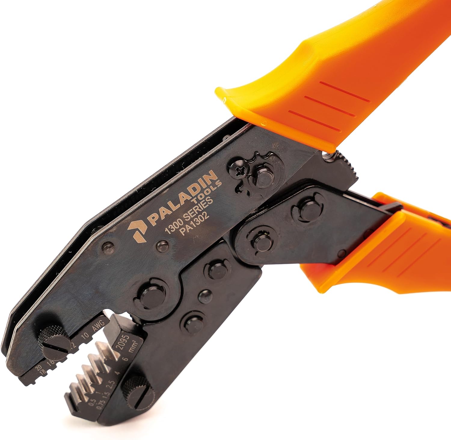 Paladin Tools PA1360 Professional Crimping Tool, Crimp Insulated & Non-Insulated Wire Ferrules, 22-10 AWG