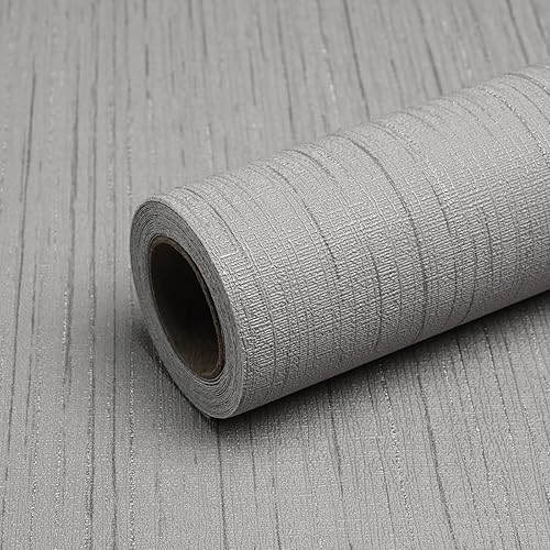 Grey Grasscloth Wallpaper Peel and Stick Wallpaper Texture Contact Paper