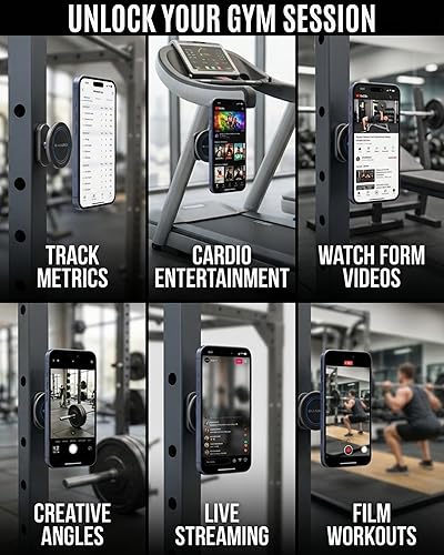 Miniatura 4 de Soporte magnético de aleación de alta calidad para carrito de golf, soporte MagSafe universal para iPhone y Android, compatible con Club Car, EZGO,