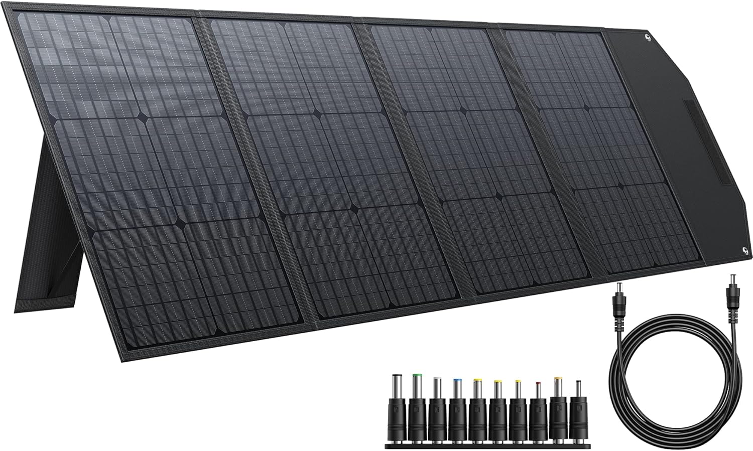 BLAVOR 120W Portable Solar Panel PD45W QC3.0 Fast Solar Charger DC18V 6.67A USB A&C Output Compatible with Power Stations, Solar Generators, Phones, Tablets, for RV Camping, Off-Grid Road Trips