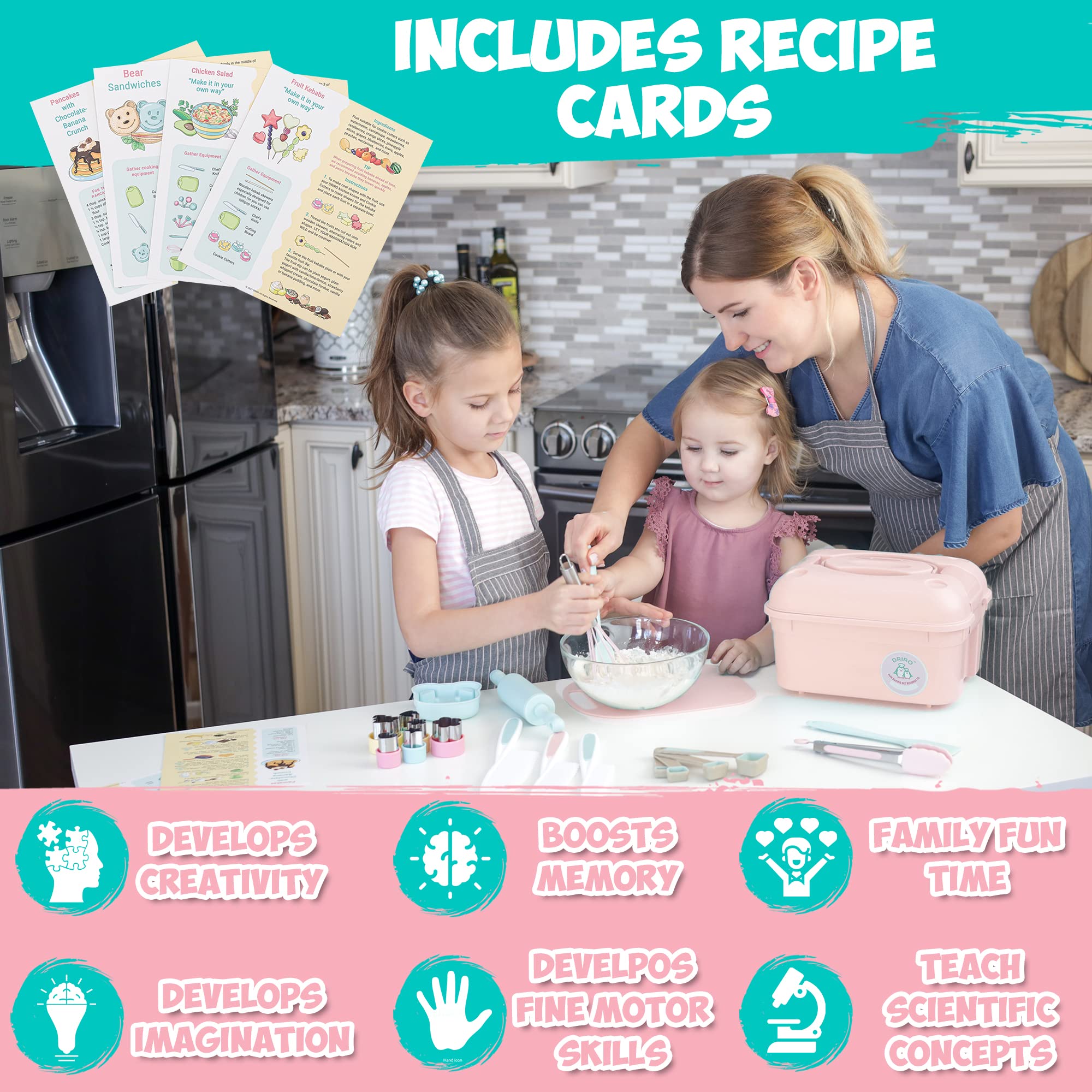 Baketivity Kinder-Backset Red Velvet – Mit Vorgemessenen Zutaten & Aktivitätsbuch Für Junge Köche Ab 6 Jahren