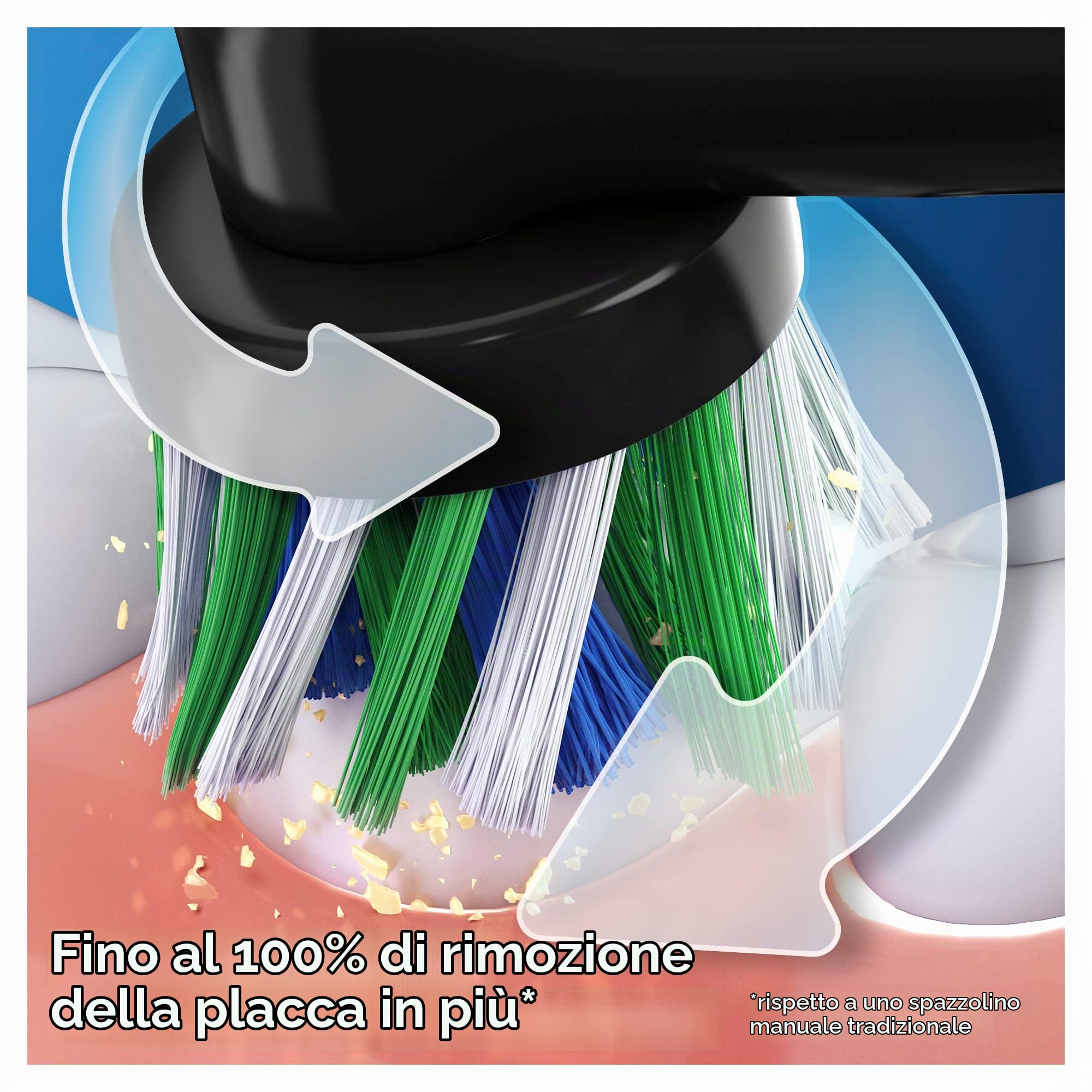 Oral-B - Testina & Spazzolino Elettrico Ricaricabile Vitality Pro Viola e Nero