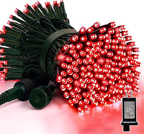 Miniatura 12 de LAMPHOME 200 luces LED rosas de San Valentín, 66 pies, 11 modos de luces de San Valentín, cable verde, enchufe conectable, tira de luz rosa de