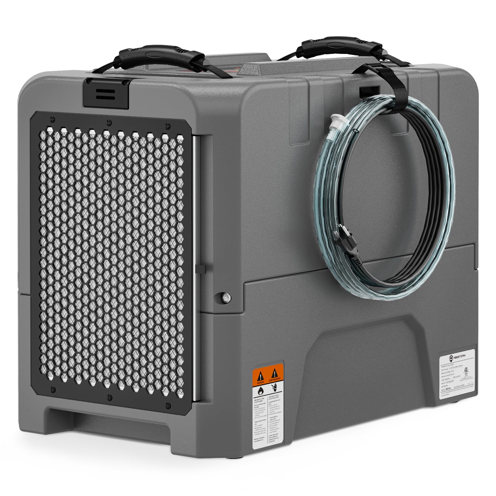 Abestorm 180 PPD Commercial Dehumidifiers with Pump, LGR Dehumidifier for Crawl Space, Basement, Large Space, Industrial Dehumidifier for Large Room or Warehouse, Auto Defrosting