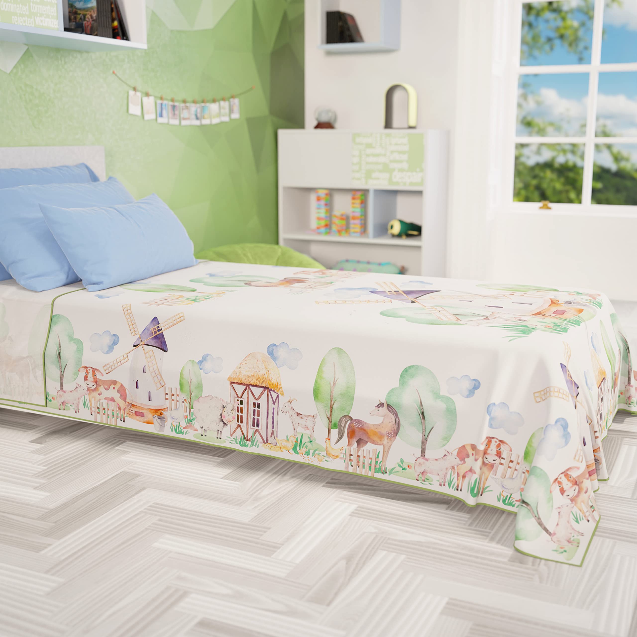 Copriletto Trapuntino Primavera Estate Made In Italy - Leggero E Anallergico - Foto 6