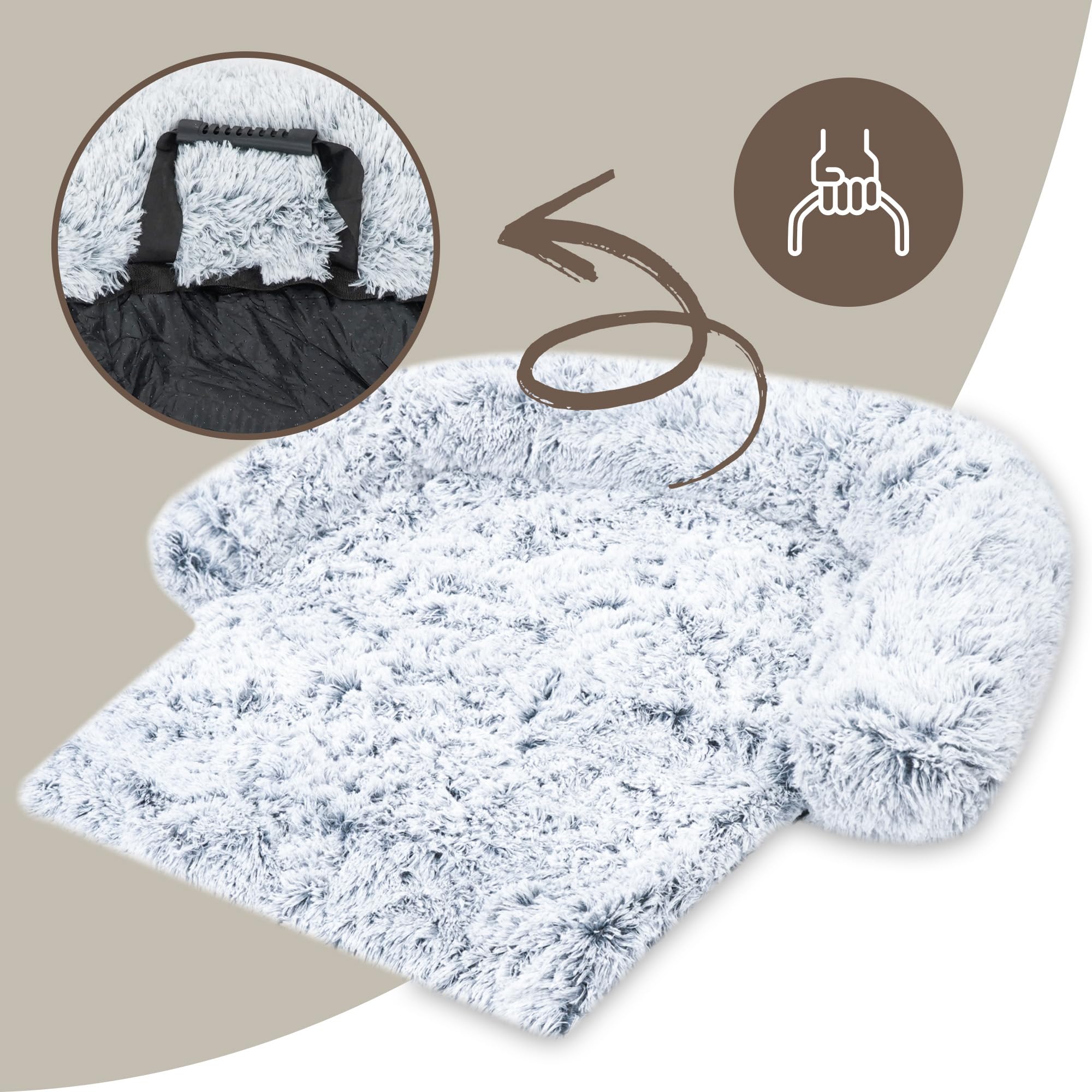 Coussin pour Chien 130 x 105 cm Canapé Lit pour Chien Protection de Canapé Panier Couverture