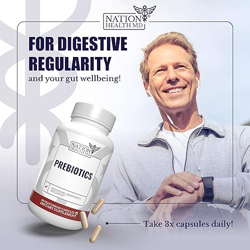 Miniatura 5 de Prebióticos para la digestión, la inmunidad y el bienestar, con inulina de alcachofa de Jerusalén y raíz de achicoria, prebióticos para mujeres y