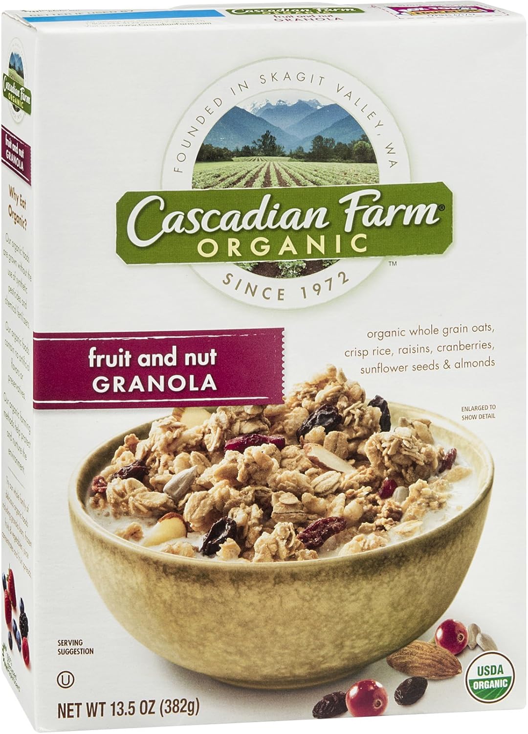 Cascadian Farm Organic Fruit & Nut Granola, 13.25 Ounce
