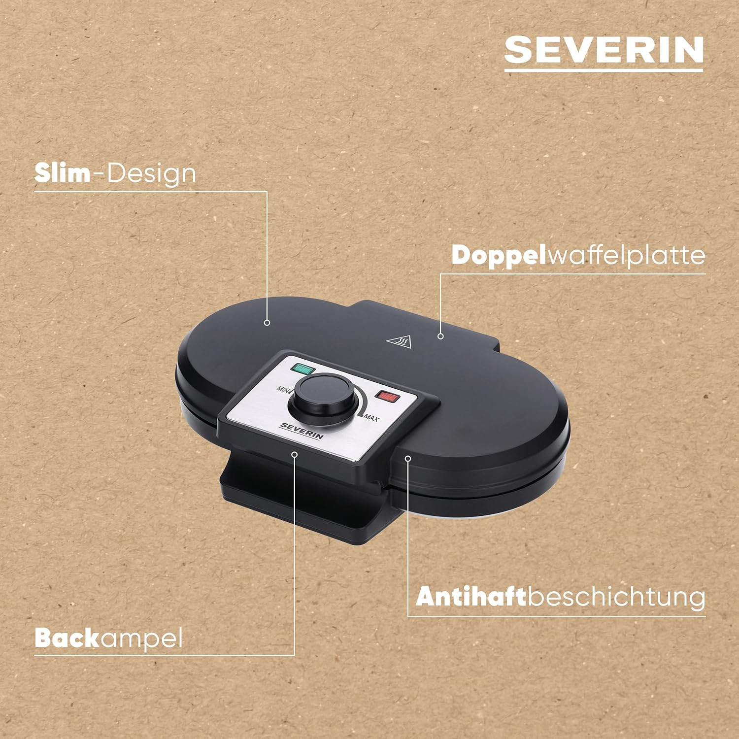 SEVERIN WA 2106 gofrisütő felülnézet