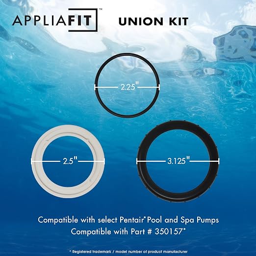 Kit de Unión Repuesto Compatible con Pentair SuperFlo 2 Pack miniatura 2