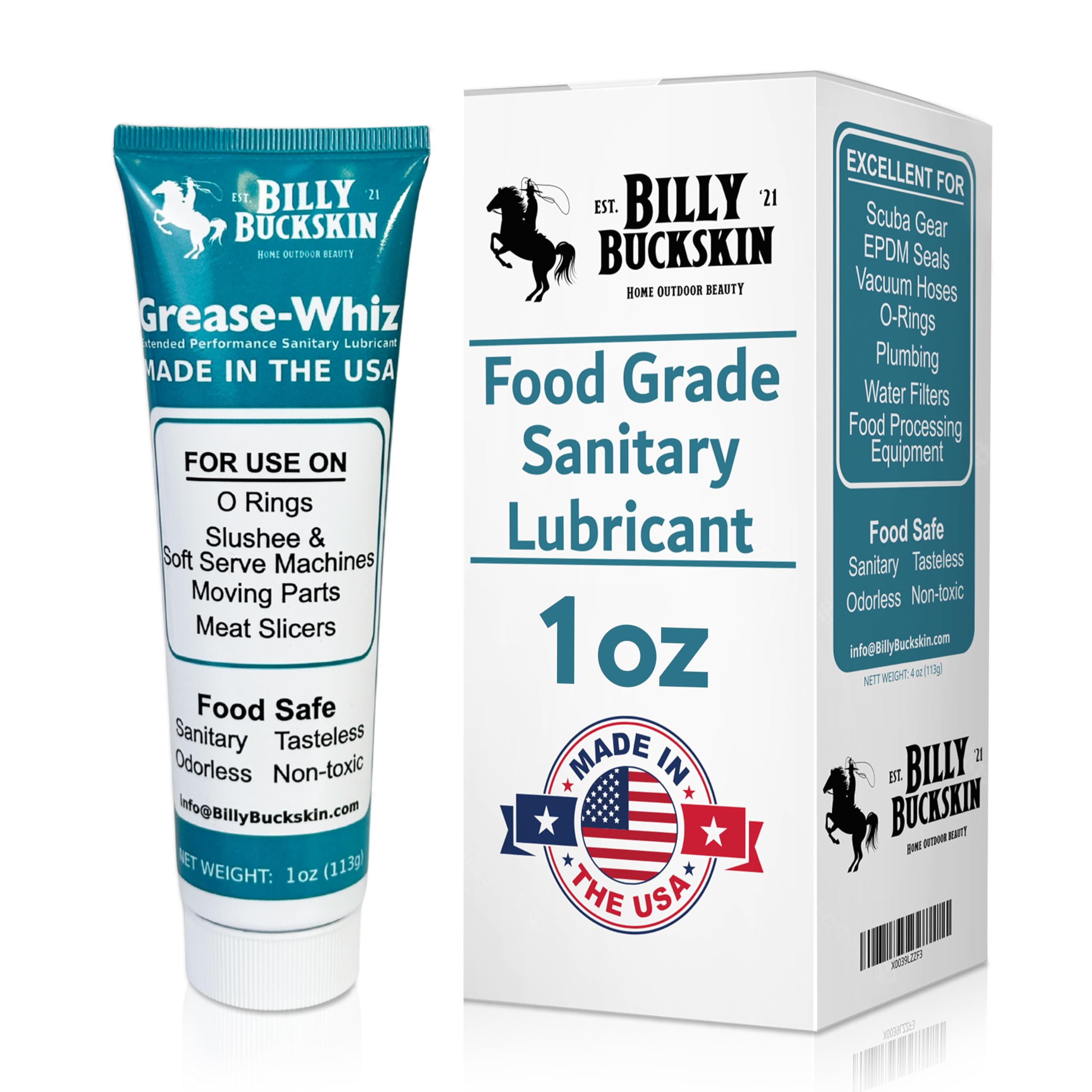 Amazon.com: Billy Buckskin Grease Whiz Plus, Commercial Food Grade