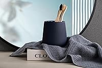 Vista 7 de Soporte para cepillos de dientes mate para baño, soporte para cepillo de dientes, vaso de cerámica moderno para cepillos de dientes como soporte