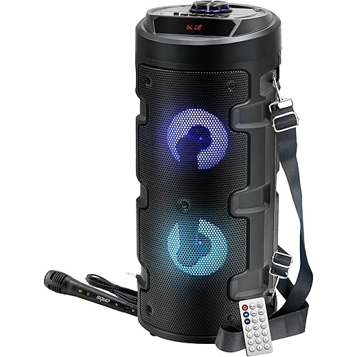 HB PLUS Double 4 inch BT 5210 Outdoor Portable Wireless Blue