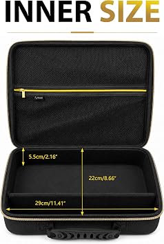 Musiin Guitar Effects Pedal Case Compatible with Neural DSP Quad Cortex