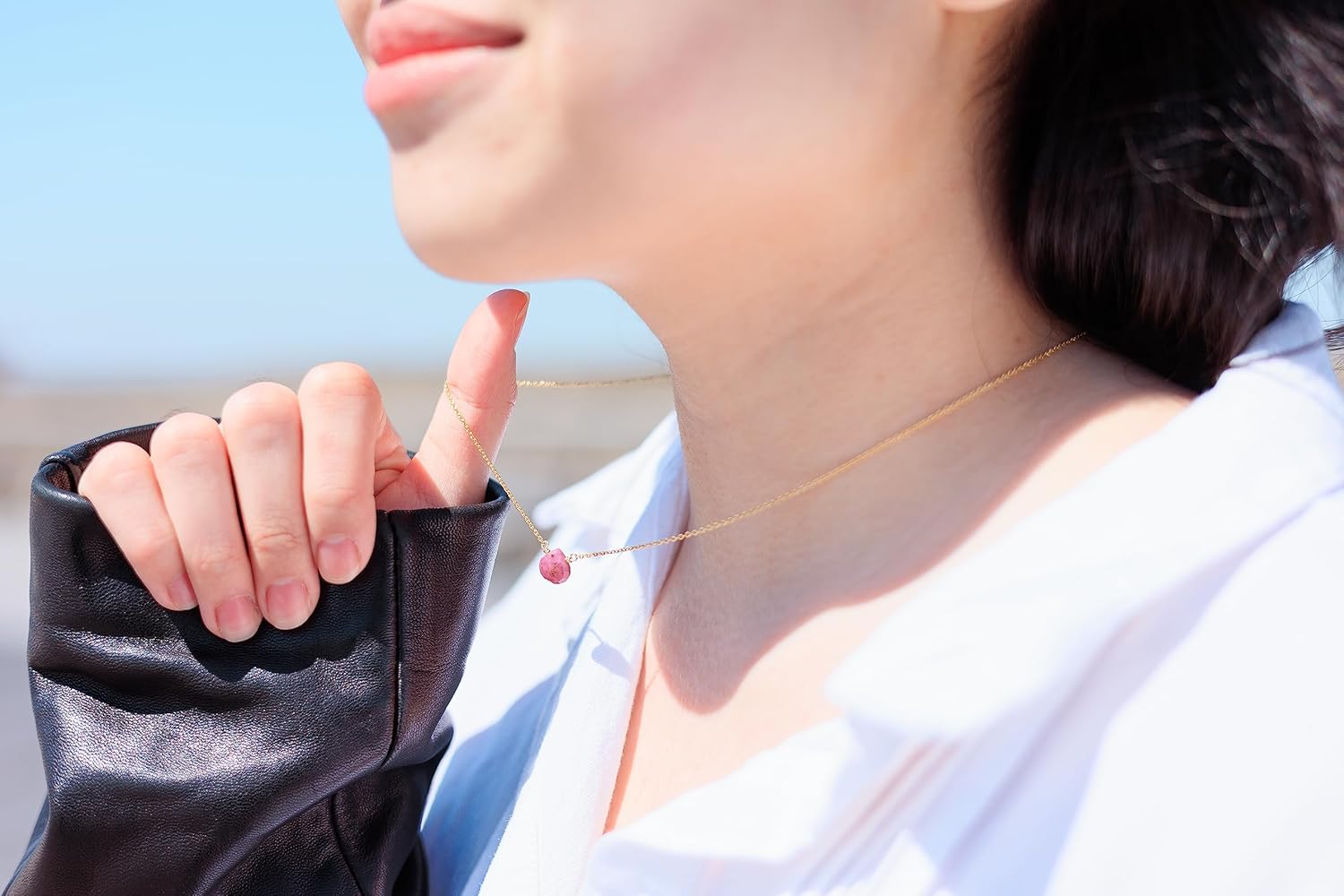 Necklace for Women - Authentic 925 Sterling Silver Necklace 18K Gold Jewelry, Dainty Heart Choker Pendant Necklace for Teen Girls, Birthstone Gift for Mothers Day - Image 6