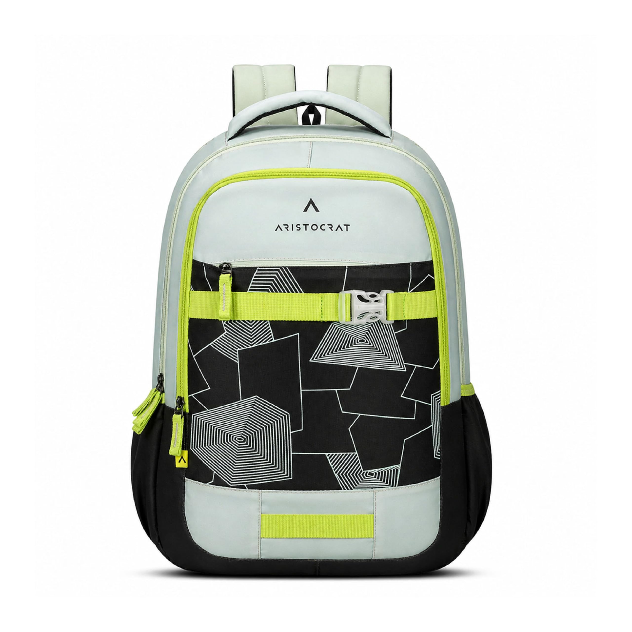 aristocrat Buzz Casual Backpack 30L | 3 Compartments with Quick-Access Front Pocket | Padded Shoulder Straps & Side Bottle Holders | Office & Travel Backpack for Men & Women-picture-36