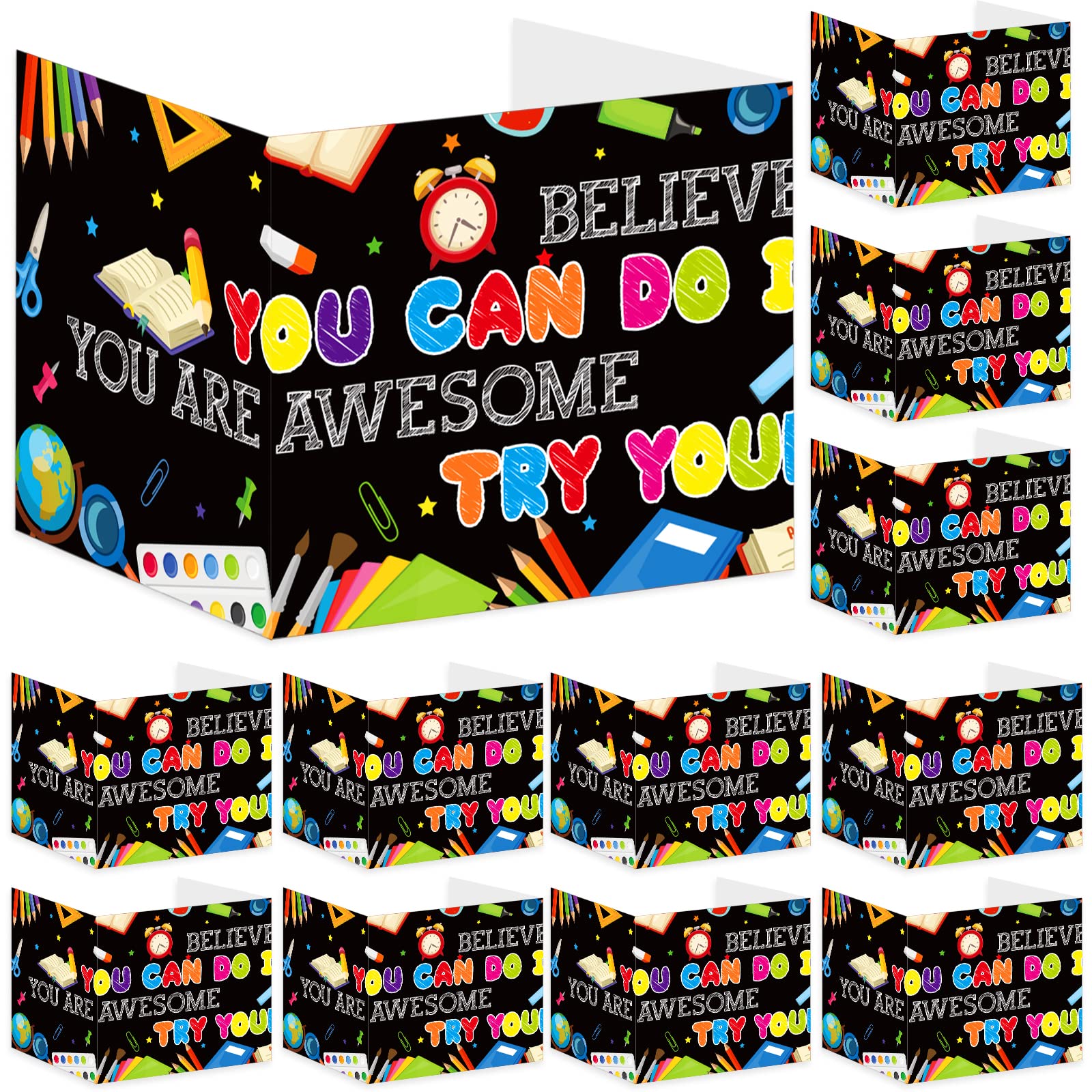 12 Pcs Privacy Boards for Student Desks Chalkboard Classroom Desk Divider Table