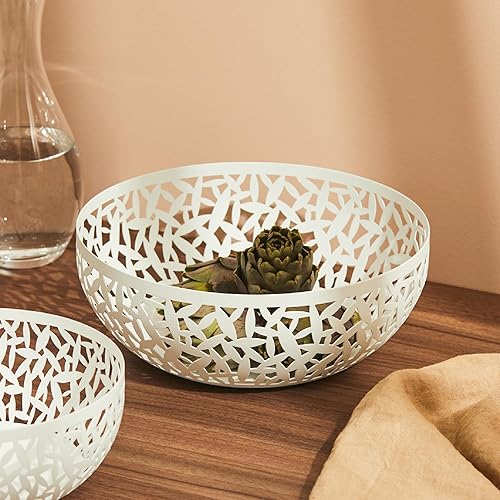 Miniatura 4 de Alessi MSA0429 W "CACTUS!" Frutero en Acero Coloreado Con Resina Epoxi, Super Blanco