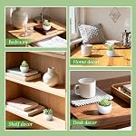 Der Rose 6Pcs Small Fake Plants Cute Artificial Succulent Faux Plants for Home Bathroom Living Room Office Desk Shelf Bookshelf Decor Indoor Aesthetic
